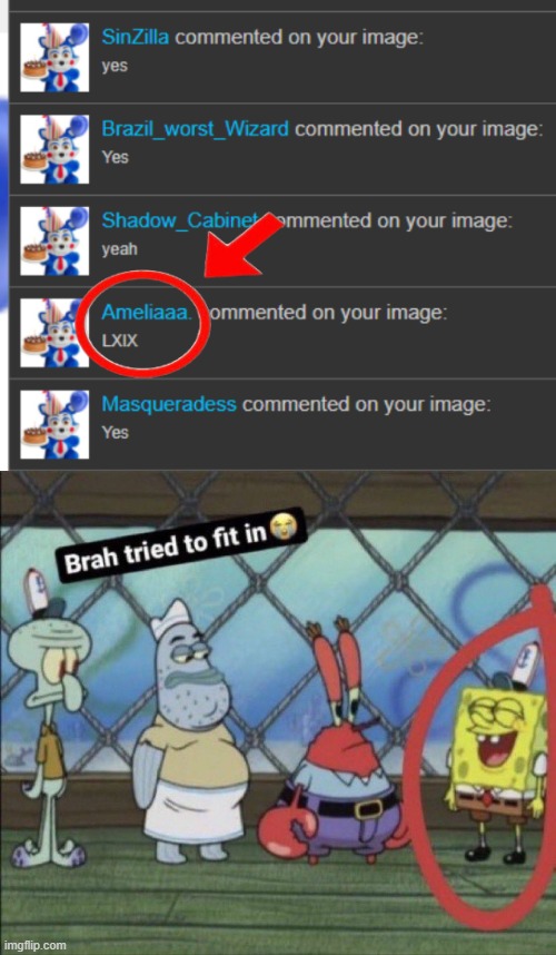 image tagged in brah tried to fit in | made w/ Imgflip meme maker