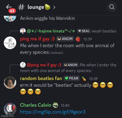 I sent 9geor3 to Royalpear’a discord server | image tagged in msmg,discord | made w/ Imgflip meme maker