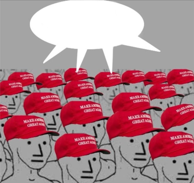 MAGA BRAINWASH Brain wash MAGAt Blank Meme Template