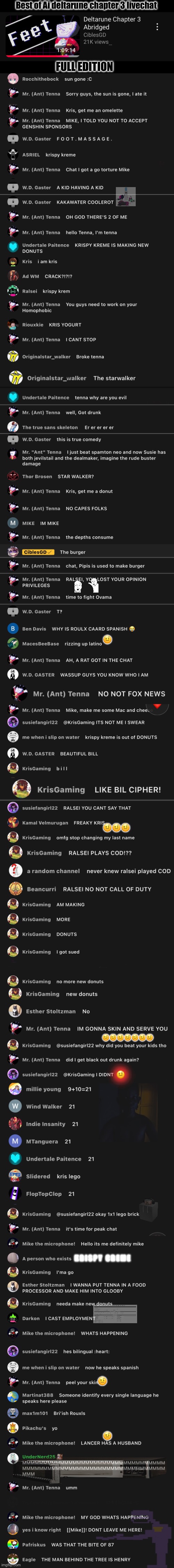 i swear this took forever | Best of Ai deltarune chapter 3 livechat; FULL EDITION; 🤨; 🤨🤨🤨; 🤨🤨🤨🤨🤨🤨🤨; 🤨; K R I S P Y   C R E M E; 🤨; 🤨 | made w/ Imgflip meme maker
