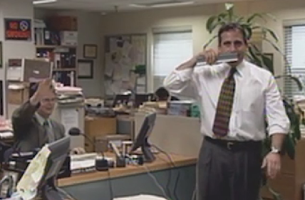 Michael Scott Controversy Blank Meme Template
