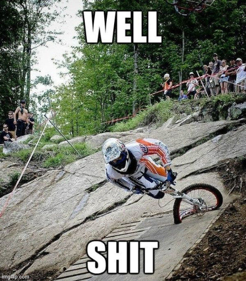 Epic Fail | image tagged in bike,biker,sports,lattice climbing,climbing,stunt | made w/ Imgflip meme maker