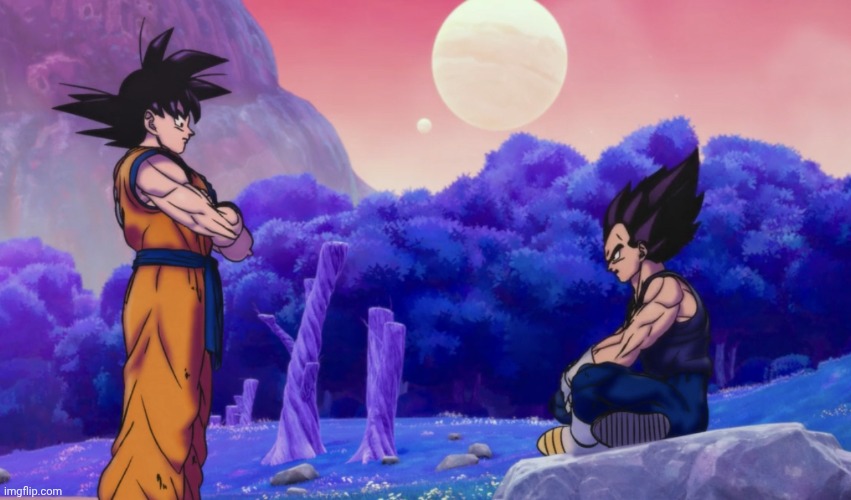 Goku and Vegeta | image tagged in goku and vegeta | made w/ Imgflip meme maker