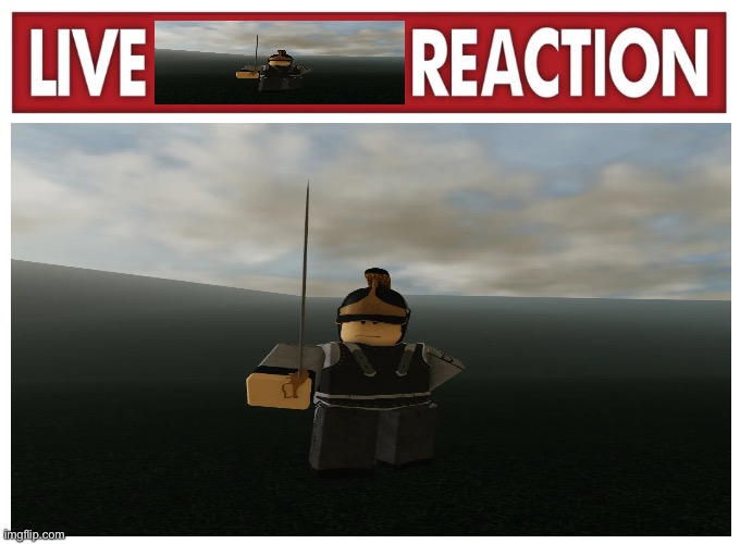 Live Austrian Kuirassier Reaction | image tagged in guts and blackpowder,roblox | made w/ Imgflip meme maker