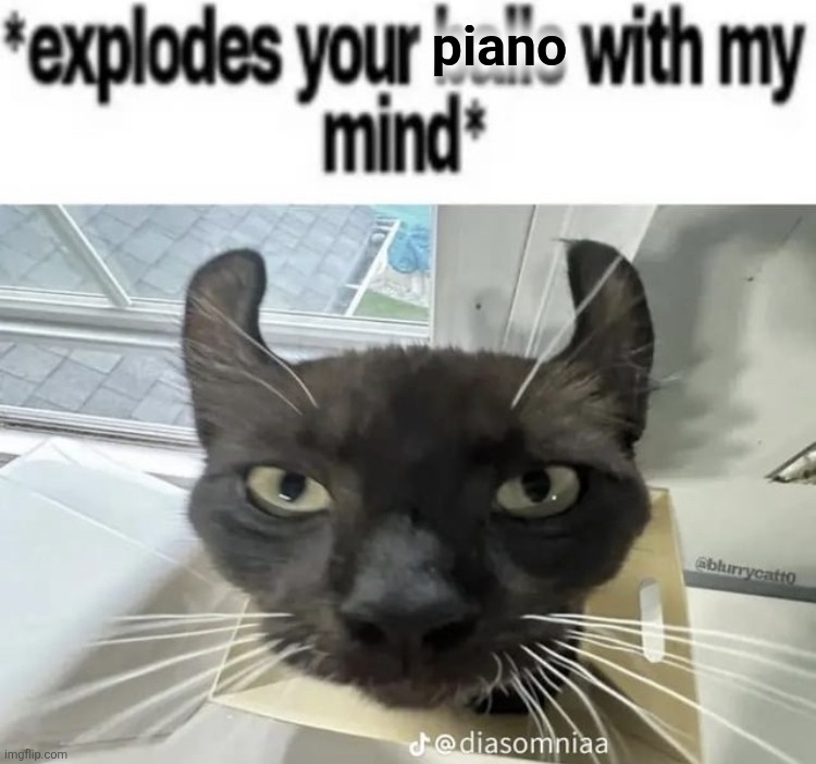 explodes your balls with my mind | piano | image tagged in explodes your balls with my mind | made w/ Imgflip meme maker