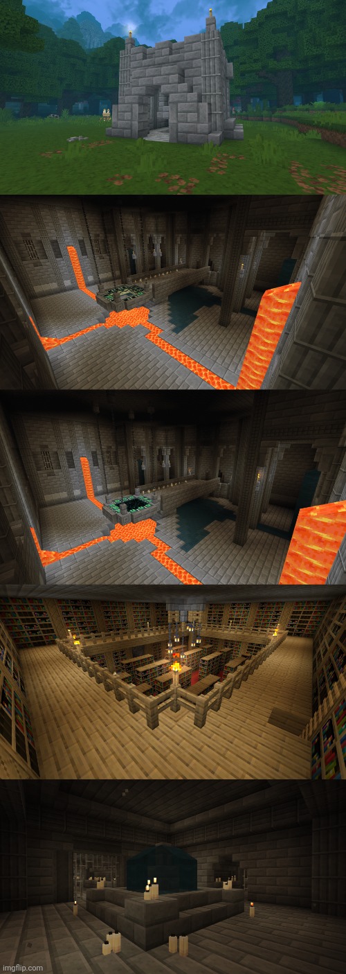 Another stronghold project i just completed. | image tagged in minecraft | made w/ Imgflip meme maker
