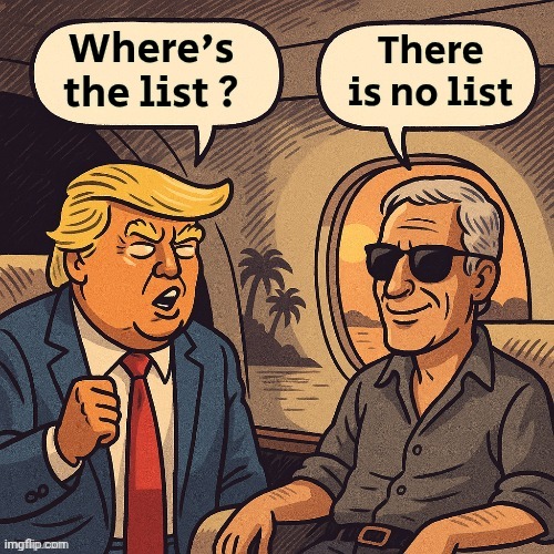 Where's the list ? There is no list | made w/ Imgflip meme maker