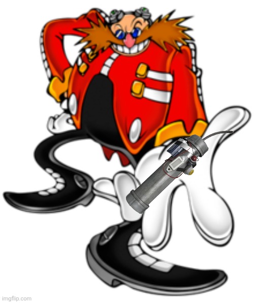 Kaboom | image tagged in dr eggman,bomb | made w/ Imgflip meme maker