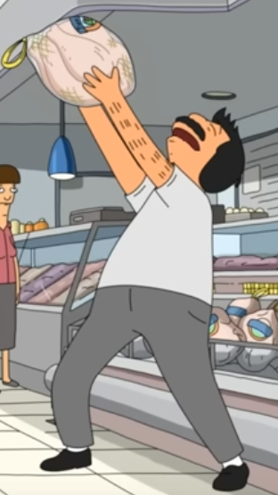 bob praises the turkey Blank Meme Template