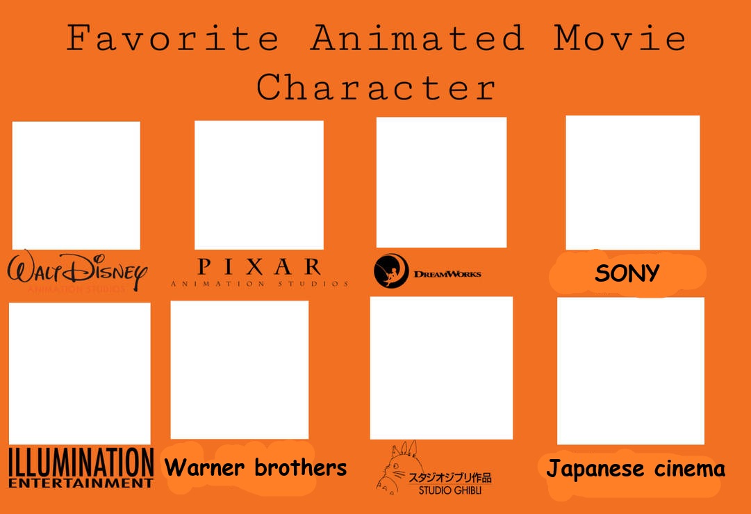 favorite movie character Blank Meme Template