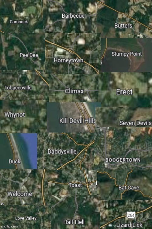 funny north carolina place names | image tagged in nc | made w/ Imgflip meme maker