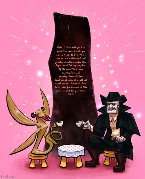 Wholesome judge Holden, QU and AM | image tagged in wholesome,evil,am,qu,judge holden,villains | made w/ Imgflip meme maker