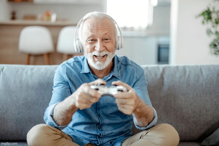 Stop playing Mario, George, you’re 93! | made w/ Imgflip meme maker
