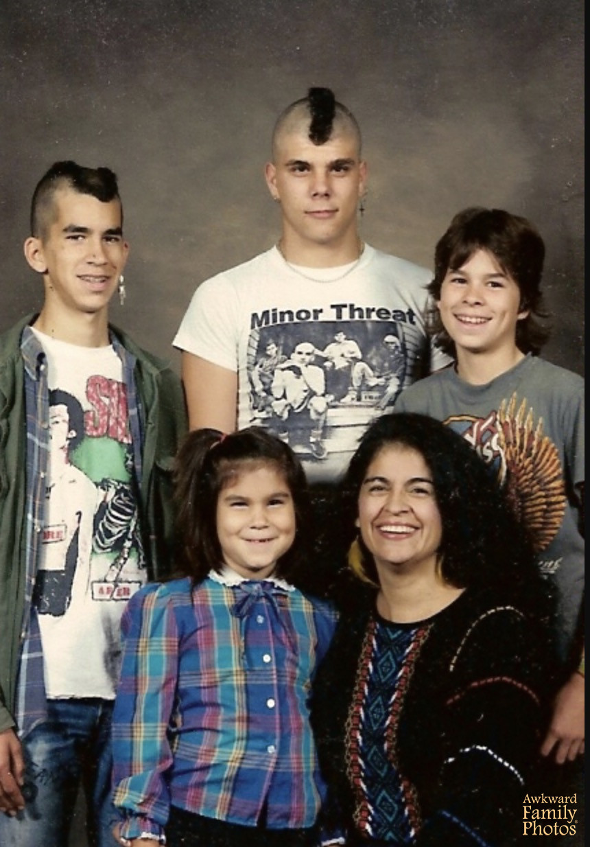 High Quality Punk Rock Sears Family Portrait Blank Meme Template