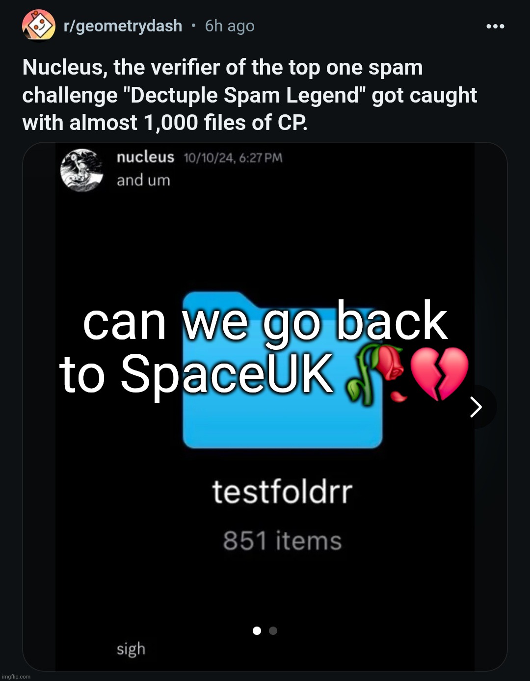 can we go back to SpaceUK 🥀💔 | made w/ Imgflip meme maker