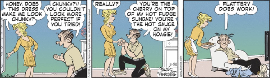 Blondie | image tagged in comics | made w/ Imgflip meme maker