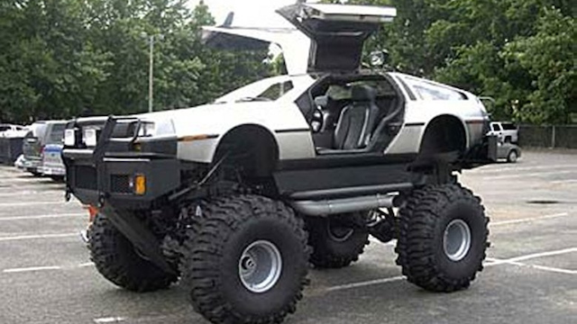 High Quality DeLorean 4x4 conversion Blank Meme Template