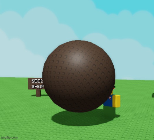 giant coconut | made w/ Imgflip meme maker