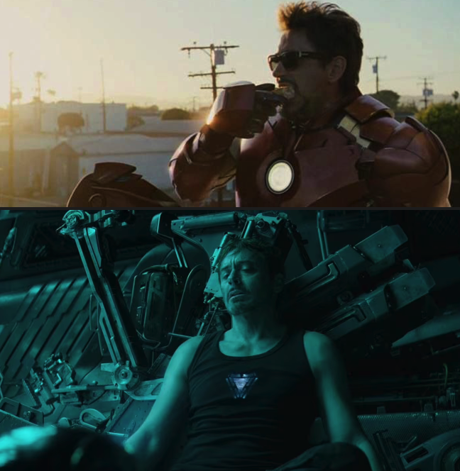 Iron Man Donut to Depression Blank Meme Template