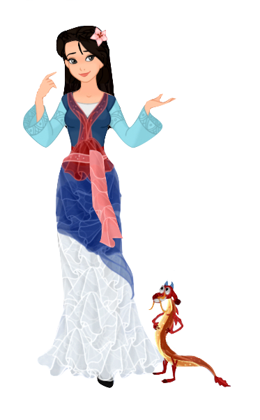 Mulan and Mushu by musicmermaid on DeviantArt Blank Meme Template