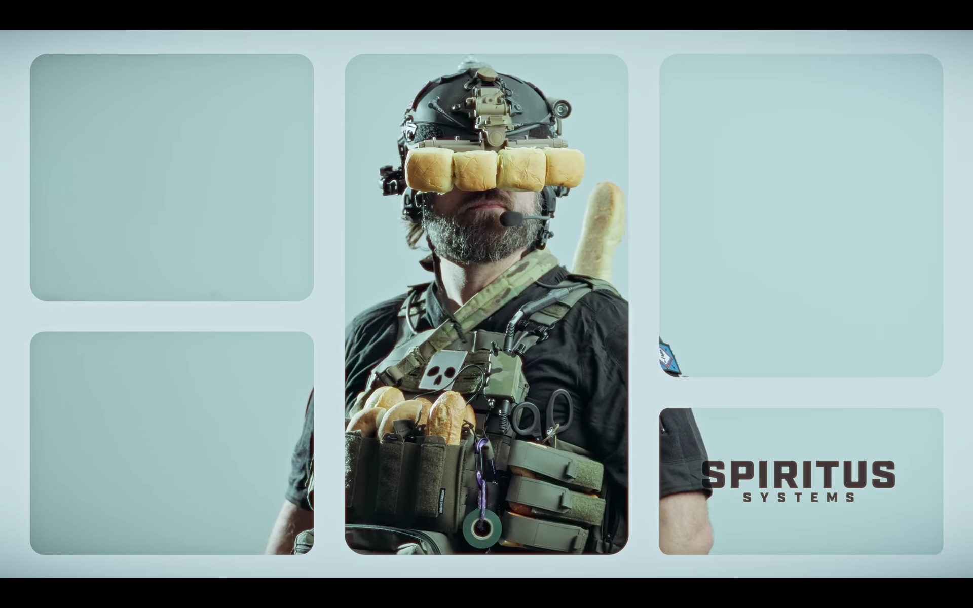 Tactical bread man Blank Meme Template