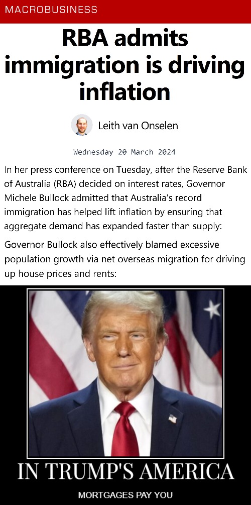 image tagged in economy,donald trump,australia,inflation | made w/ Imgflip meme maker