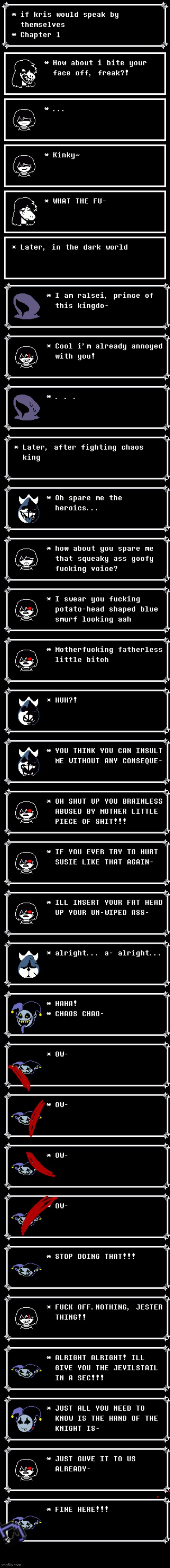 mmmh tasty | image tagged in deltarune,memes | made w/ Imgflip meme maker