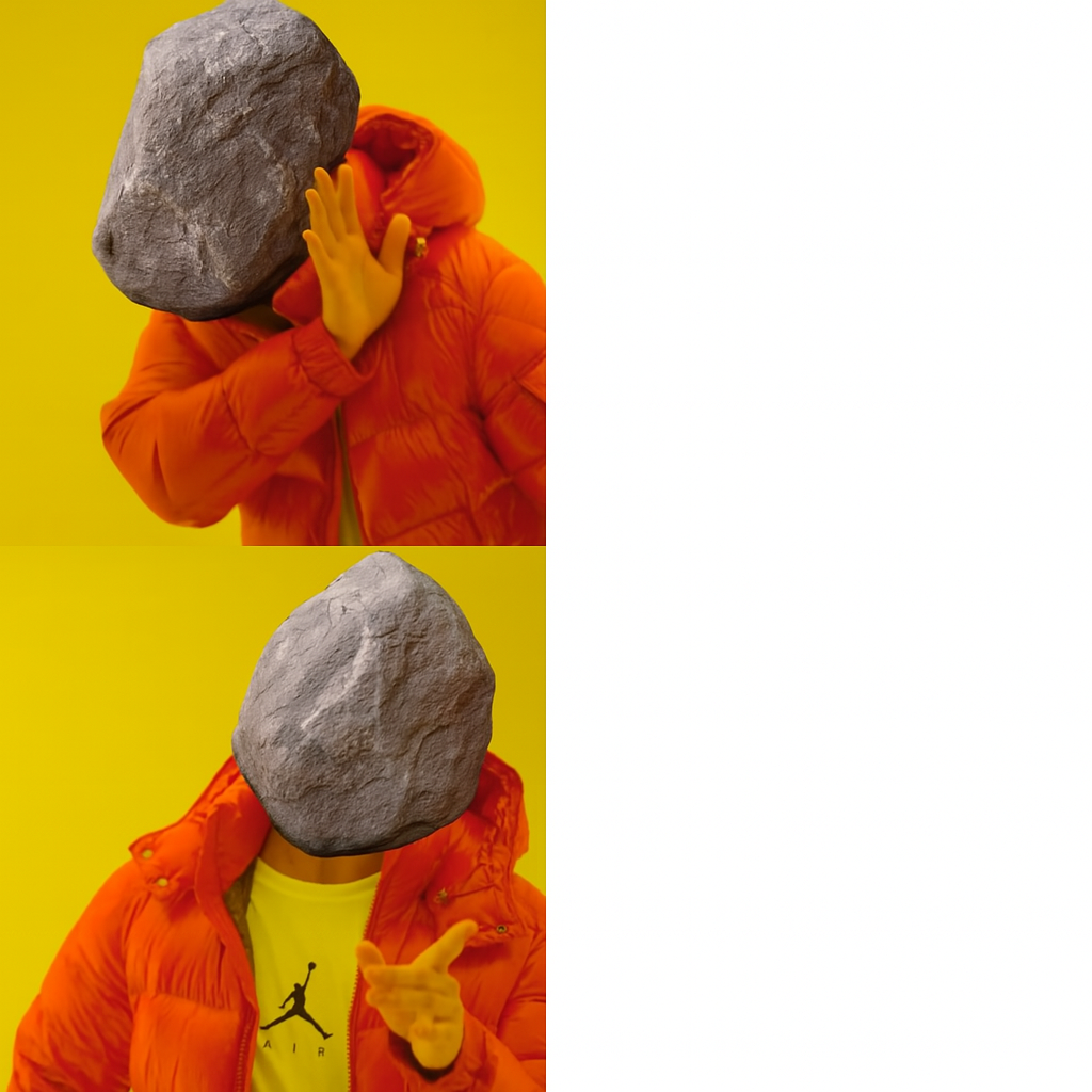 Granite - Drake Meme Blank Meme Template
