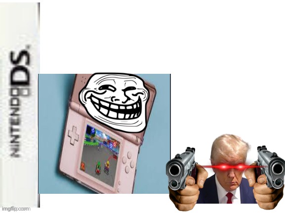Blank Nintendo DS Box | image tagged in blank nintendo ds box | made w/ Imgflip meme maker