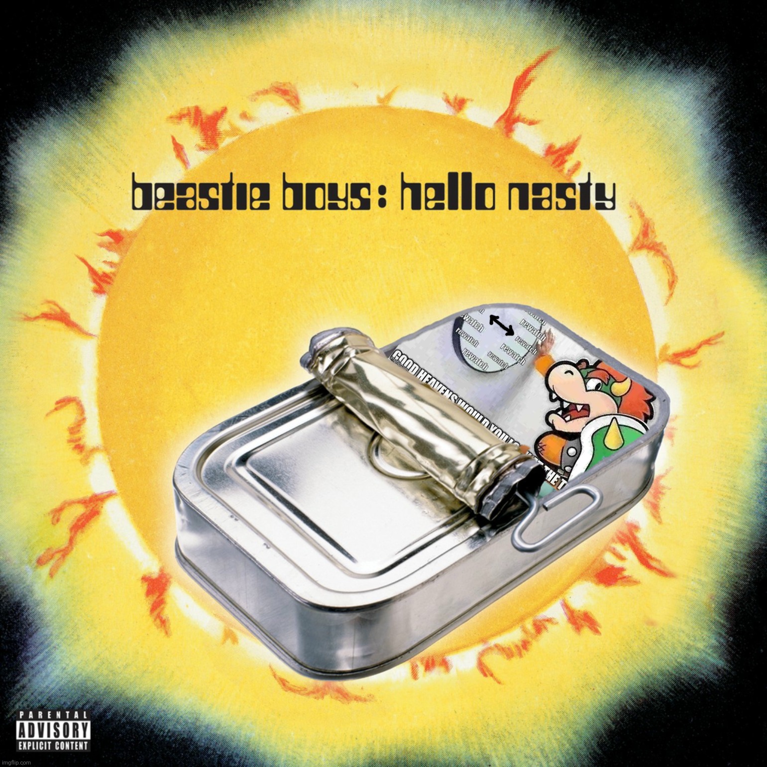 Hello Nasty: Bowser Edition | image tagged in beastie boys,hello nasty,bowser | made w/ Imgflip meme maker