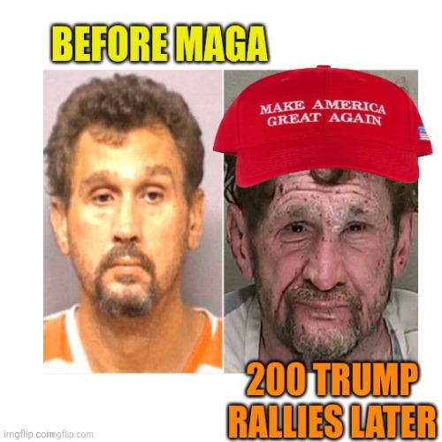 The downward spiral ~ inspired by Heavencanwait meme | image tagged in donald trump,maga,dumb,cult,drugs | made w/ Imgflip meme maker