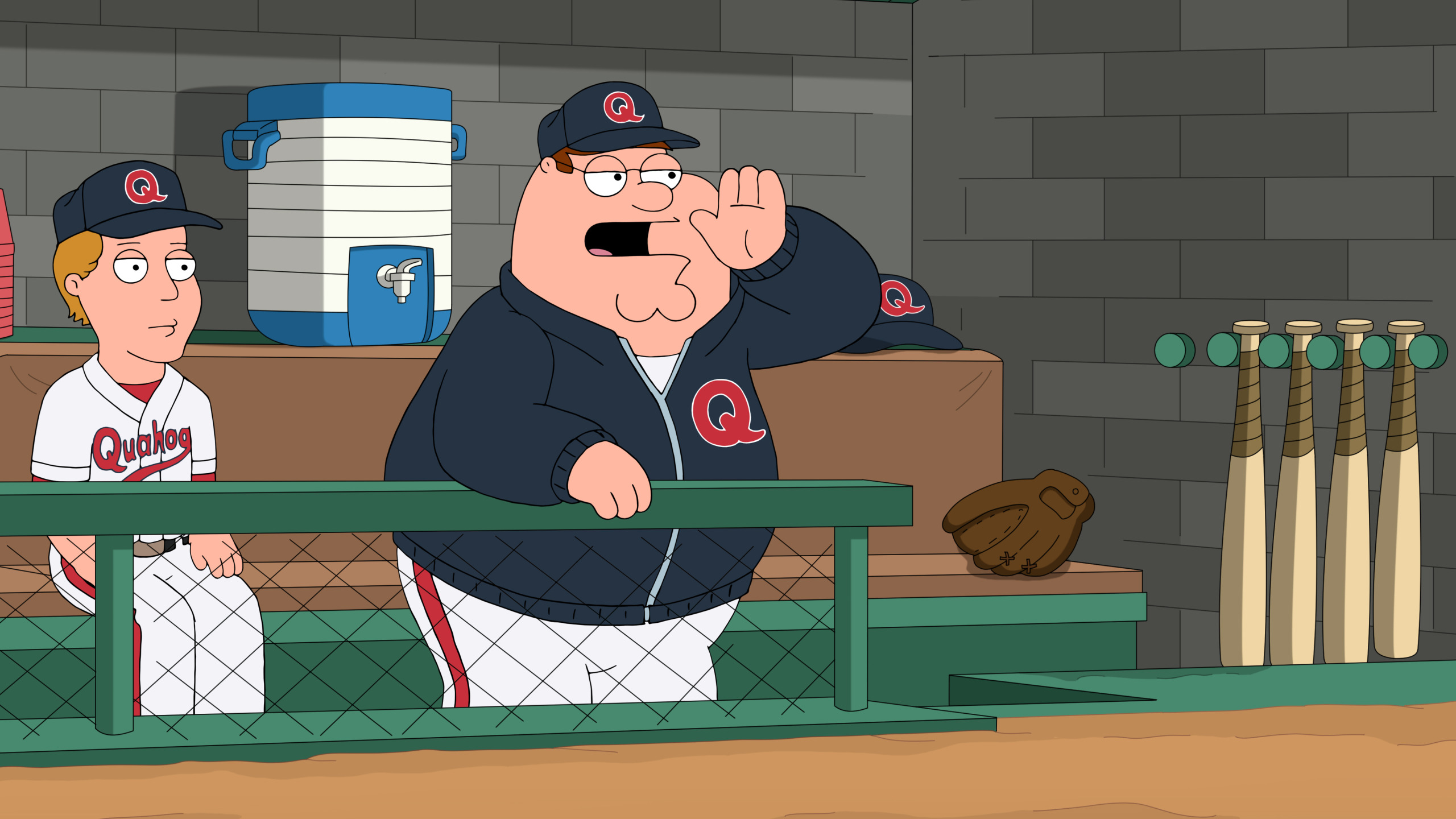 Peter Griffin Baseball Manager Blank Meme Template