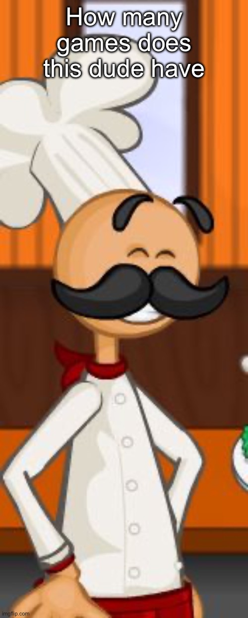 Was his first game made in like 2010 | How many games does this dude have | image tagged in scumbag papa louie,msmg | made w/ Imgflip meme maker