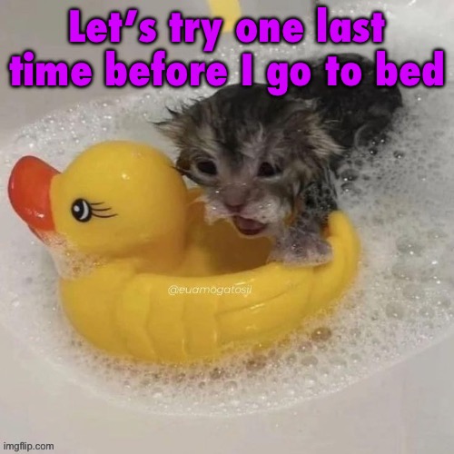 9zy5ry | Let’s try one last time before I go to bed | image tagged in watr | made w/ Imgflip meme maker