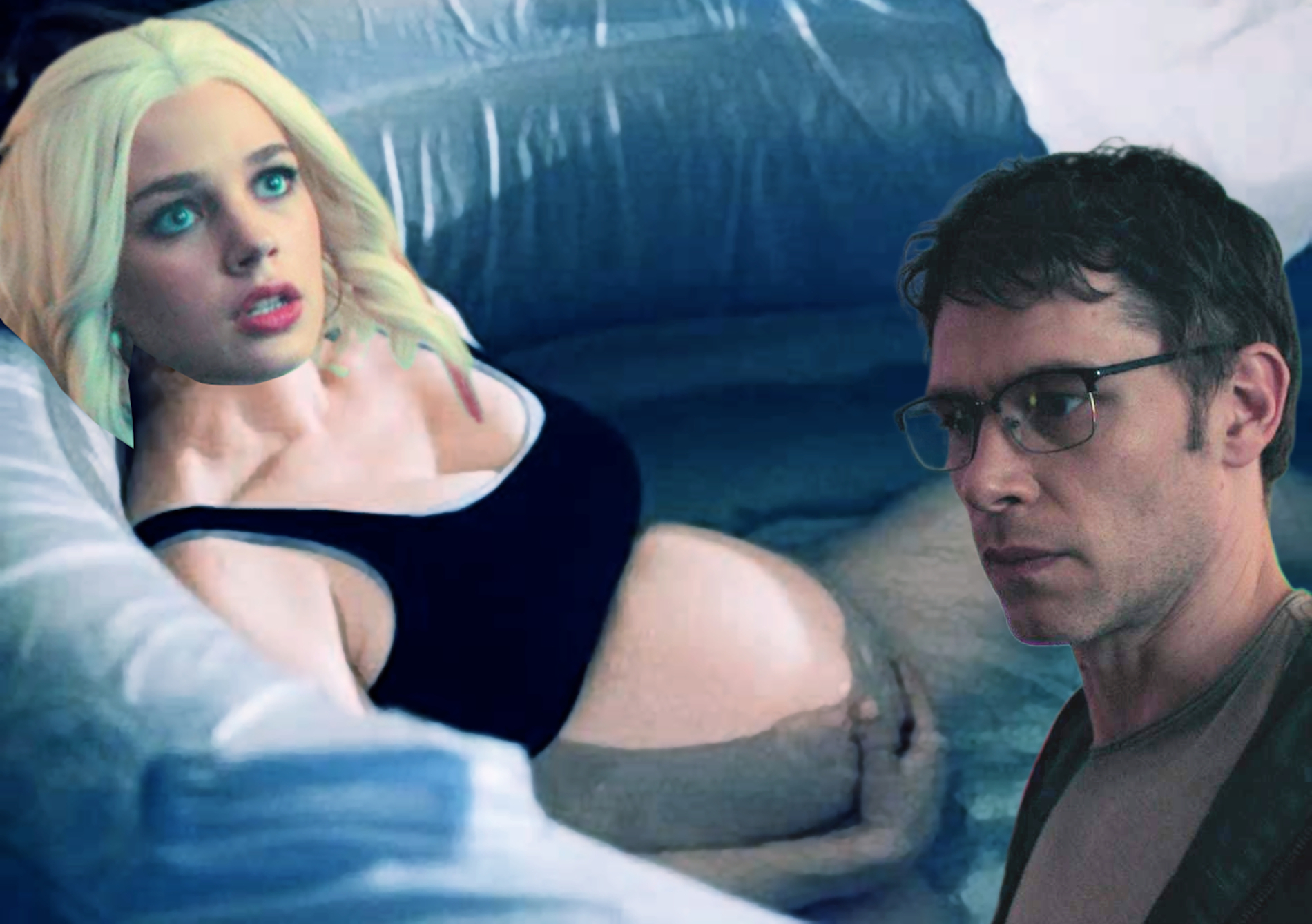 Raven Giving Birth Blank Meme Template