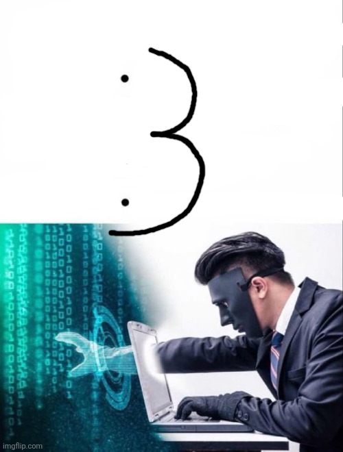 :3 | image tagged in block button my ass | made w/ Imgflip meme maker