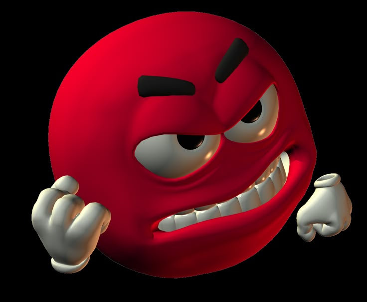 angry red emoji Blank Meme Template