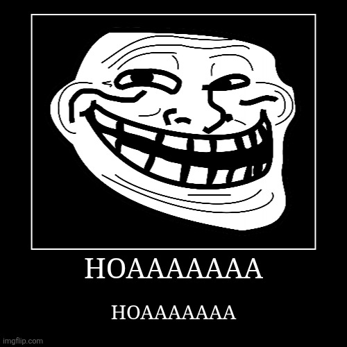 HOAAAAAAA | HOAAAAAAA | image tagged in funny,demotivationals | made w/ Imgflip demotivational maker