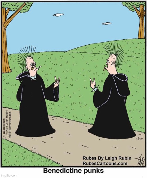 Rubes | image tagged in comics,rubes,benedictine punks | made w/ Imgflip meme maker