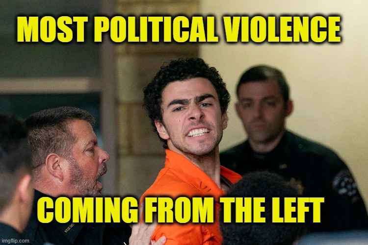 More Leftist Logic | MOST POLITICAL VIOLENCE; COMING FROM THE LEFT | made w/ Imgflip meme maker