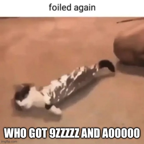 No seriously | WHO GOT 9ZZZZZ AND A00000 | image tagged in a00000 | made w/ Imgflip meme maker