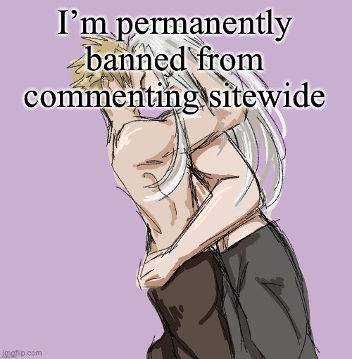 Cloud X Sephiroth (Thank you Disco) | I’m permanently banned from commenting sitewide | image tagged in cloud x sephiroth thank you disco | made w/ Imgflip meme maker