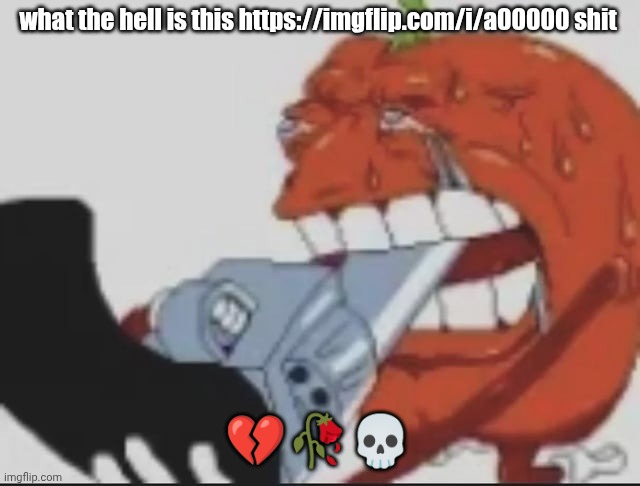 https://imgflip.com/i/a00000 | what the hell is this https://imgflip.com/i/a00000 shit; 💔🥀💀 | image tagged in pepper cider | made w/ Imgflip meme maker