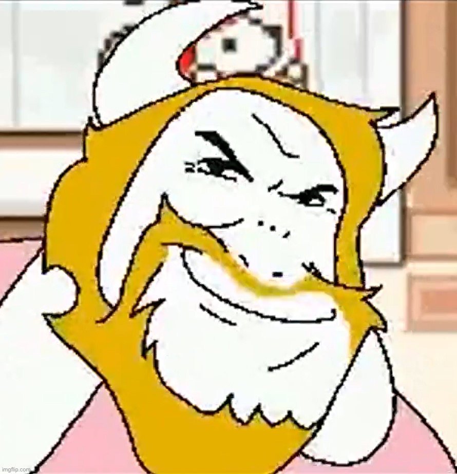 asgore smug | image tagged in asgore smug | made w/ Imgflip meme maker