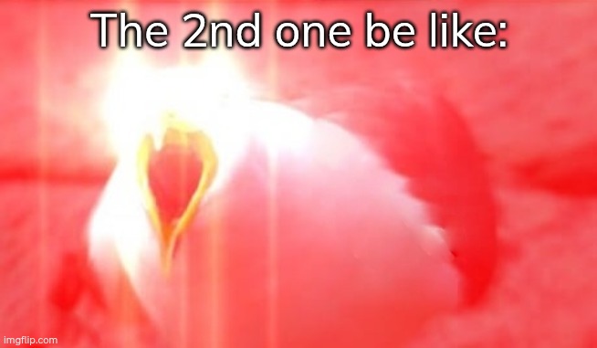 The 2nd one be like: | made w/ Imgflip meme maker
