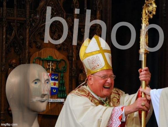 Laughing Bishop | bihop | image tagged in laughing bishop | made w/ Imgflip meme maker