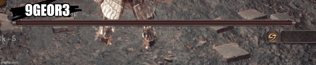 let's see what link I get from this | 9GEOR3 | image tagged in dark souls boss health bar | made w/ Imgflip meme maker