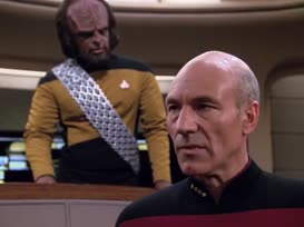 Worf and Picard Blank Meme Template
