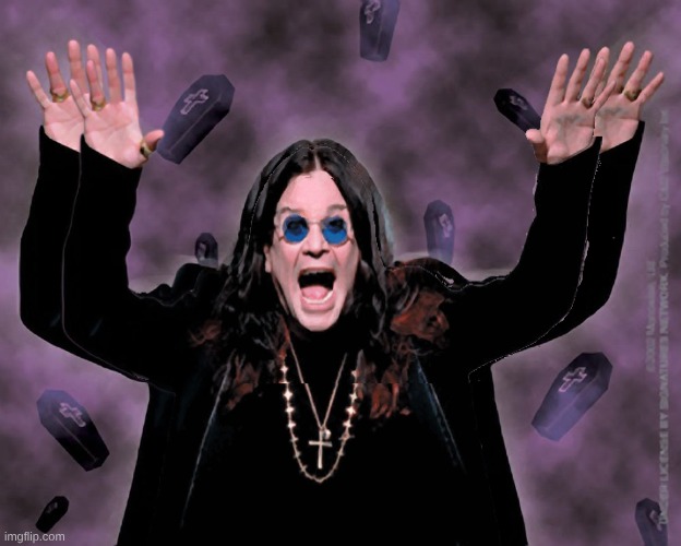 OZZY ACID | image tagged in ozzy osbourne,black sabbath,acid,psy horse dance,halloween,twilight zone | made w/ Imgflip meme maker