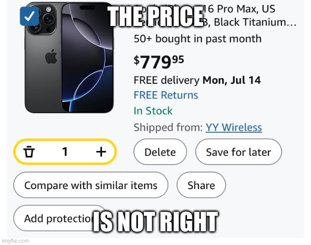 THE PRICE; IS NOT RIGHT | made w/ Imgflip meme maker
